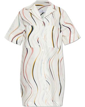 Paul Smith Shirt Dress - White