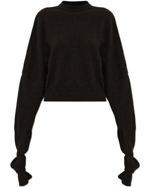 Jacquemus 'Fiocco' Wool Sweater - Black