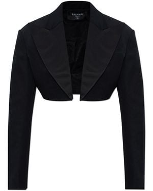 Balmain Wool Blazer - Black