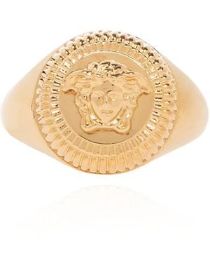 Versace Medusa Head Ring - Natural