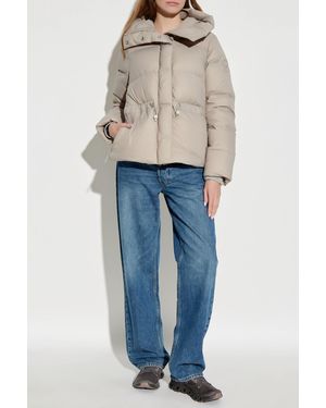 Canada Goose Down Jacket With Hood - Blue