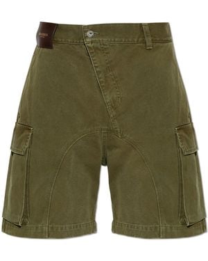 JW Anderson Shorts With Pockets - Green