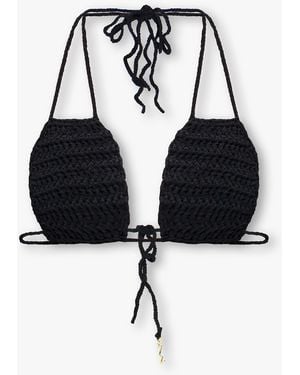 The Mannei 'Ter' Bikini Top - Black