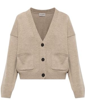 Paul & Shark Wool Cardigan With Pockets - Natural