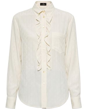 Etro Long-Sleeved Shirt - White