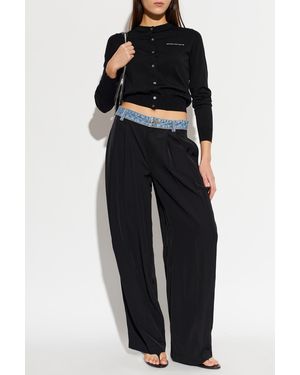 Alexander Wang Pleated Pants - Black