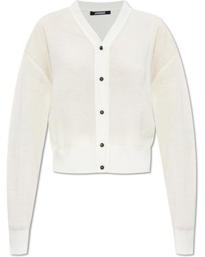 Jacquemus Wool Cardigan - White
