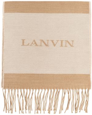 Lanvin Wool Scarf - Natural