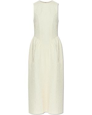 ROTATE BIRGER CHRISTENSEN Floral Motif Dress - White