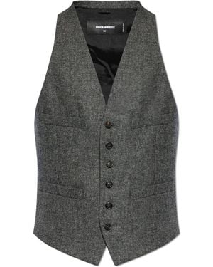DSquared² Wool Vest - Grey
