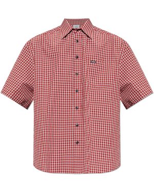 Vetements Checked Pattern Shirt - Pink