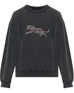 Anine Bing Sweatshirt "Spencer" - Black