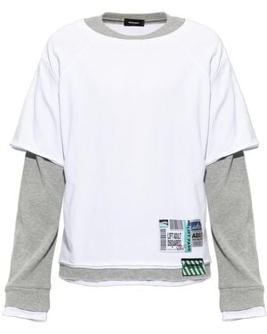 DSquared² Cotton Long Sleeve T-Shirt - White