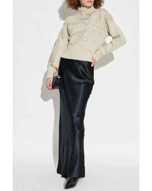 Cult Gaia Turtleneck 'Deva' - Natural