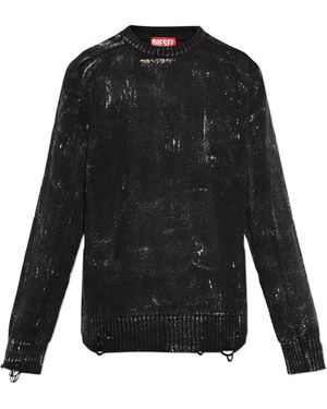 DIESEL Wool Jumper 'K-Maxense' - Black