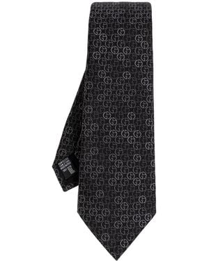Giorgio Armani Silk Tie - Black