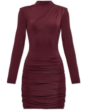 ROTATE BIRGER CHRISTENSEN Draped Dress - Purple
