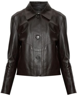 Arma Leather Jacket 'Emy' - Black
