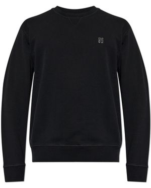DSquared² Sweatshirt With A Logo-Shaped Appliqué - Black