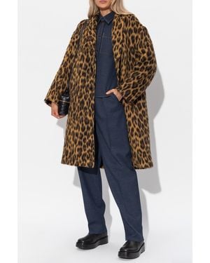 Bottega Veneta Wool Coat - Blue