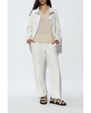 Hanro Sweatshirt From The "Natural Living" Collection - White