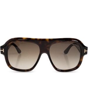 Tom Ford "Rhonda-02" Sunglasses - Brown