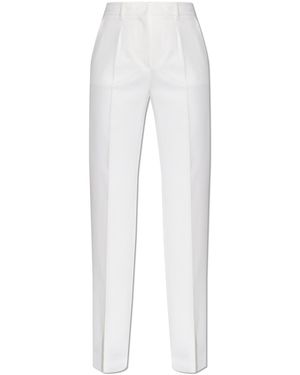 Max Mara Creased Trousers "Adige" - White