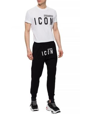 DSquared² Printed T-Shirt - Black