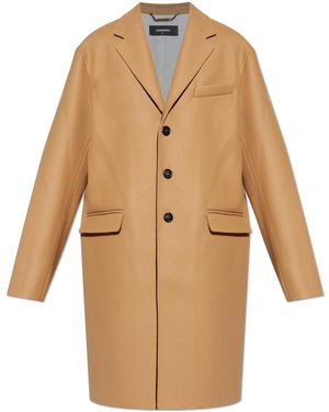 DSquared² Wool Coat - Natural