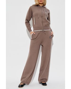 KENZO Wide-Leg Pants - Brown