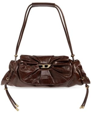 DIESEL 'Scrunch-D Shoulder S' Bag - Brown