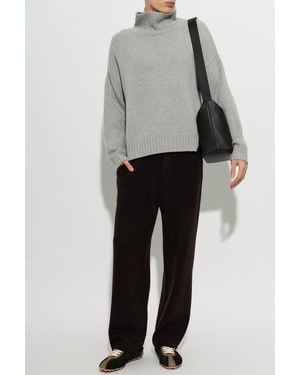 Lisa Yang Cashmere Turtleneck 'Olai' - Gray