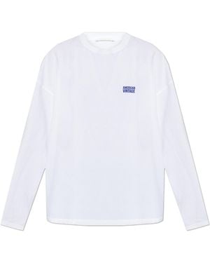 American Vintage Long Sleeve T-Shirt - White
