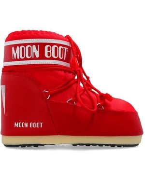 Moon Boot Snow Boots Icon Low Nylon - Red