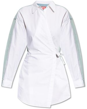 DIESEL Dress D-Elphi-Den - White