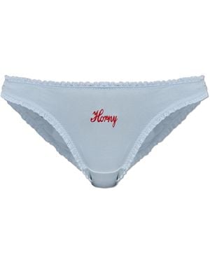 Carne Bollente Cotton Briefs - Blue