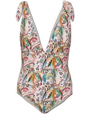 Etro One-Piece Swimsuit - White