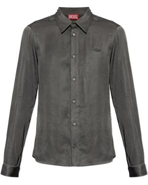 DIESEL Shirt 'S-Kinny-Albg' - Grey