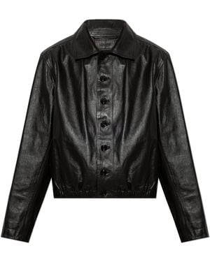 Lemaire Leather Jacket - Black