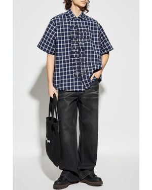 Rhude Short-Sleeve Shirt - Blue