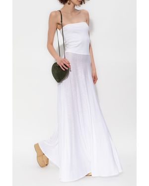 Alaïa Off-Shoulder Dress - White