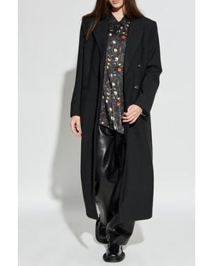 Rag & Bone Single Back-Vent Coat - Black