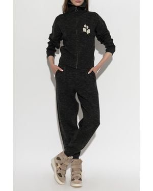 Isabel Marant Kira Sweatpants - Black