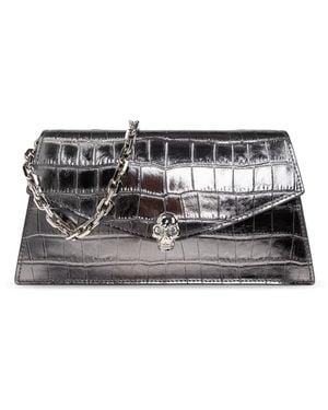McQueen "Skull Mini" Bag - Black