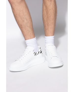 McQueen Sports Shoes With Logo - White