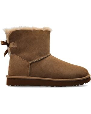 UGG 'Mini Bailey Bow Ii' Snow Boots - Brown