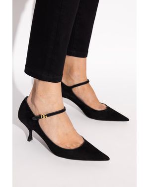 Dolce & Gabbana Suede Heeled Shoes - Black