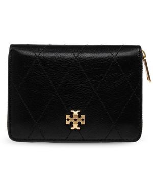Tory Burch Leather Wallet - Black