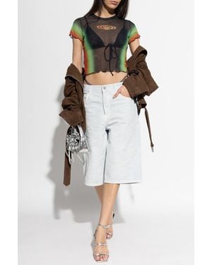 CASABLANCA Transparent Top - Green