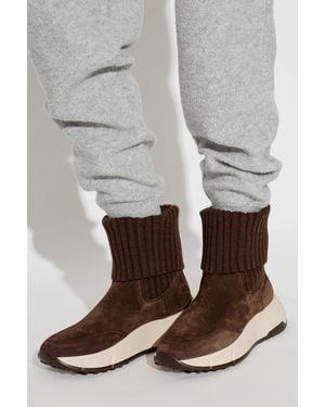 Hogan "H669" Ankle Boots - Gray